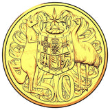 Australia 2016 50 Cent Uncirculated Gold Round Open Day