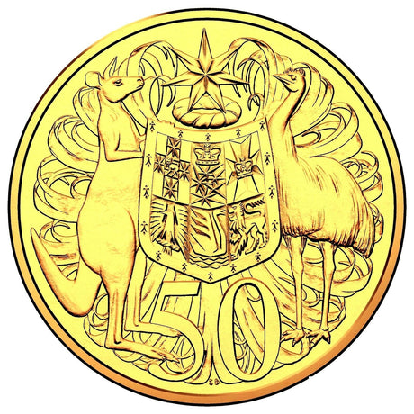 Australia 2016 50 Cent Uncirculated Gold Round Open Day