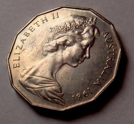 Australia 1981 50 Cent Uncirculated Coat of Arms