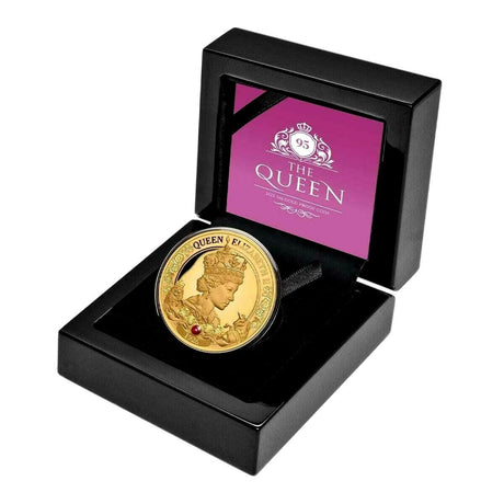 Niue Queen Elizabeth II 95th Birthday 2021 $100 Ruby 1oz Gold Proof Coin 150 Minted