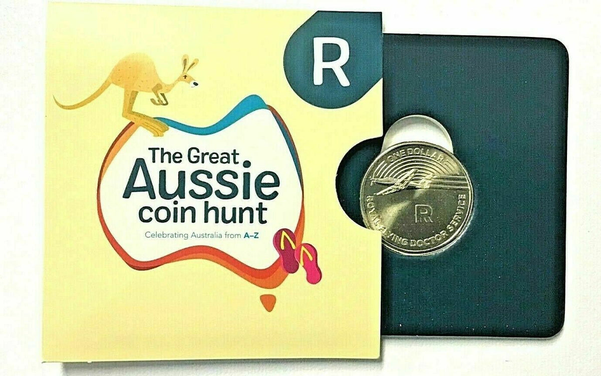 Australia 2019 $1 Uncirculated  The Great Aussie Coin Hunt A-Z Carded Set