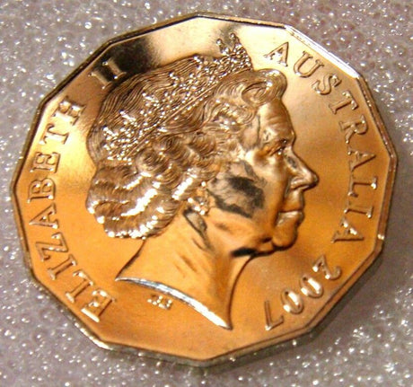 Australia 2007 50 Cent Uncirculated Coat of Arms