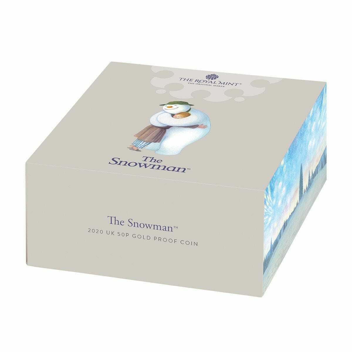 United Kingdom 2020 50p Proof The Snowman Colour Silver