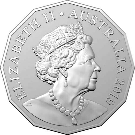 Australia 2019 5 Coin 50 Cent Set 50th Anniversary of the 50 Cent including Gold Plated 50 Cent