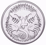 Australia 2018 5 Cent Uncirculated Echidna