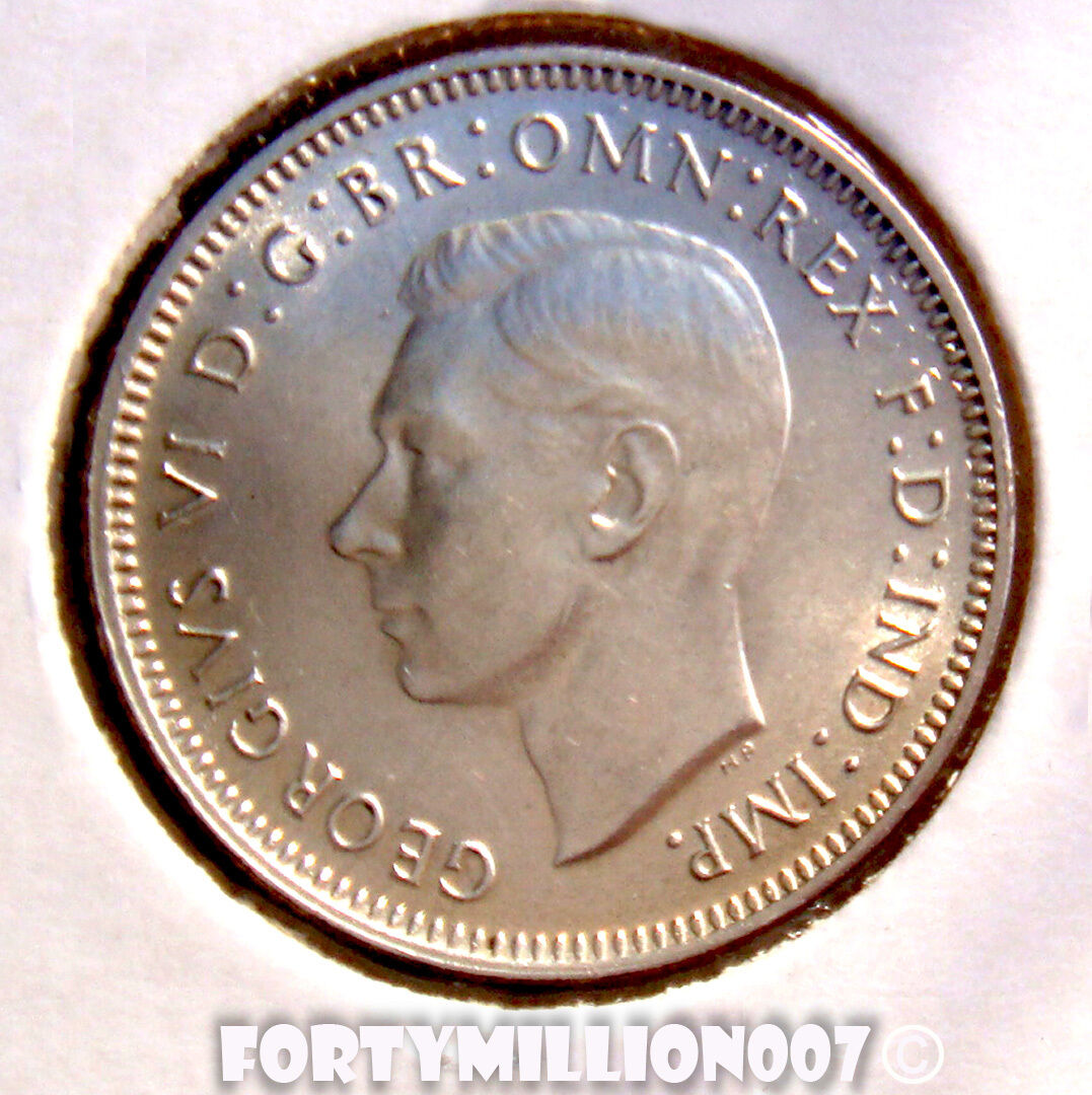 Australia 1939 Shilling Choice Silver Uncirculated