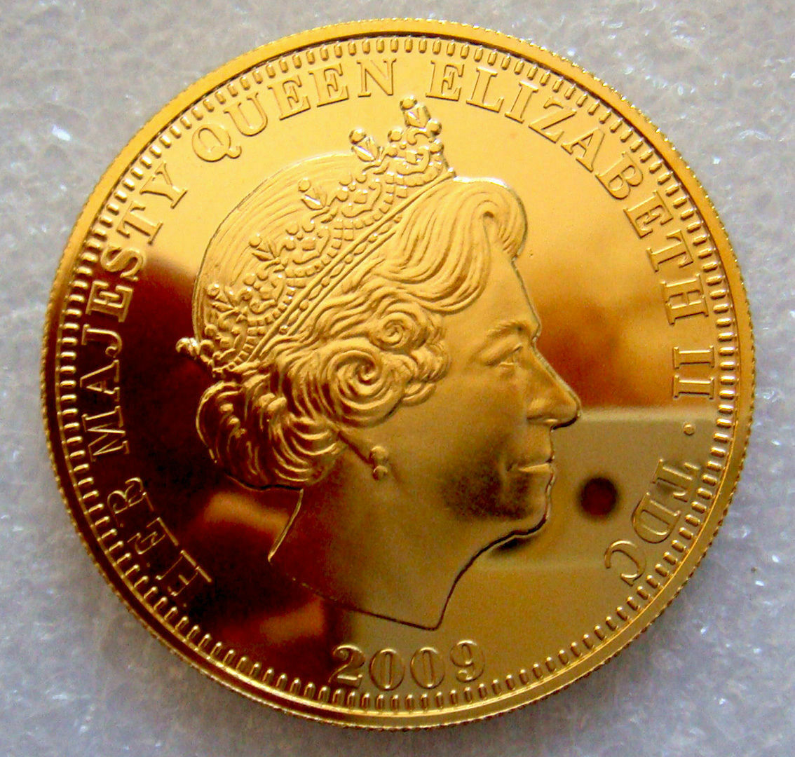 Tristan da Cunha 2009 £5 Proof Concorde Encapsulated Heat Shield of the Concorde
