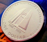 Australia 2003 $1 Uncirculated Vietnam Forces  Only 57,000 Made