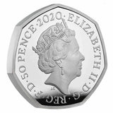 United Kingdom 2020 50p Proof The Snowman Colour Silver