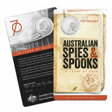 Australia 2019 50 Cent Uncirculated 70th Anniversary ASIO Spies and Spooks Carded