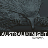 Niue 2020 $1 Australia at Night Echidna 1oz .999 Silver Black Proof Proof