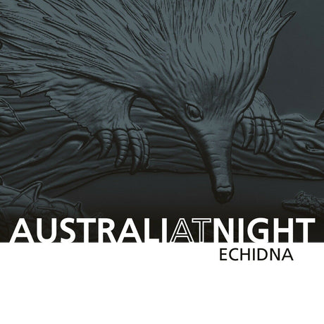 Niue 2020 $1 Australia at Night Echidna 1oz .999 Silver Black Proof Proof