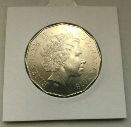 Australia 2018 50 Cent Uncirculated Coat of Arms ex Uncirculatd Set