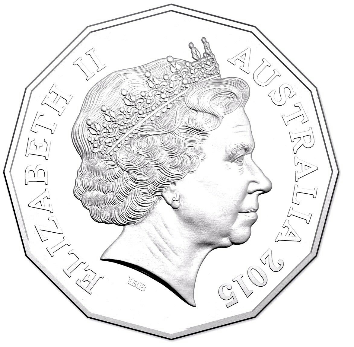 Australia 2015 50 Cent Uncirculated Long May She Reign Monarch Stamp and Coin Cover PNC 9000 Made