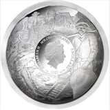 Solomon Islands 2021 $5 170th Anniversary of the Gold Rush Pan-Shaped Silver Coin