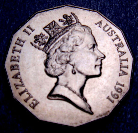 Australia 1991 50 Cent Uncirculated Commemorative Ram's Head