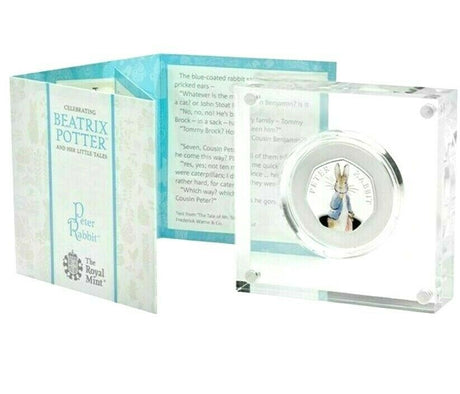 United Kingdom 2019 50p Proof Beatrix Potter-Peter Rabbit Silver