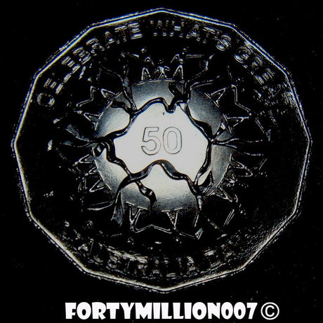 Australia 2010 50 Cent Uncirculated Australia Day Commemorative ex Royal Australian Mint Roll