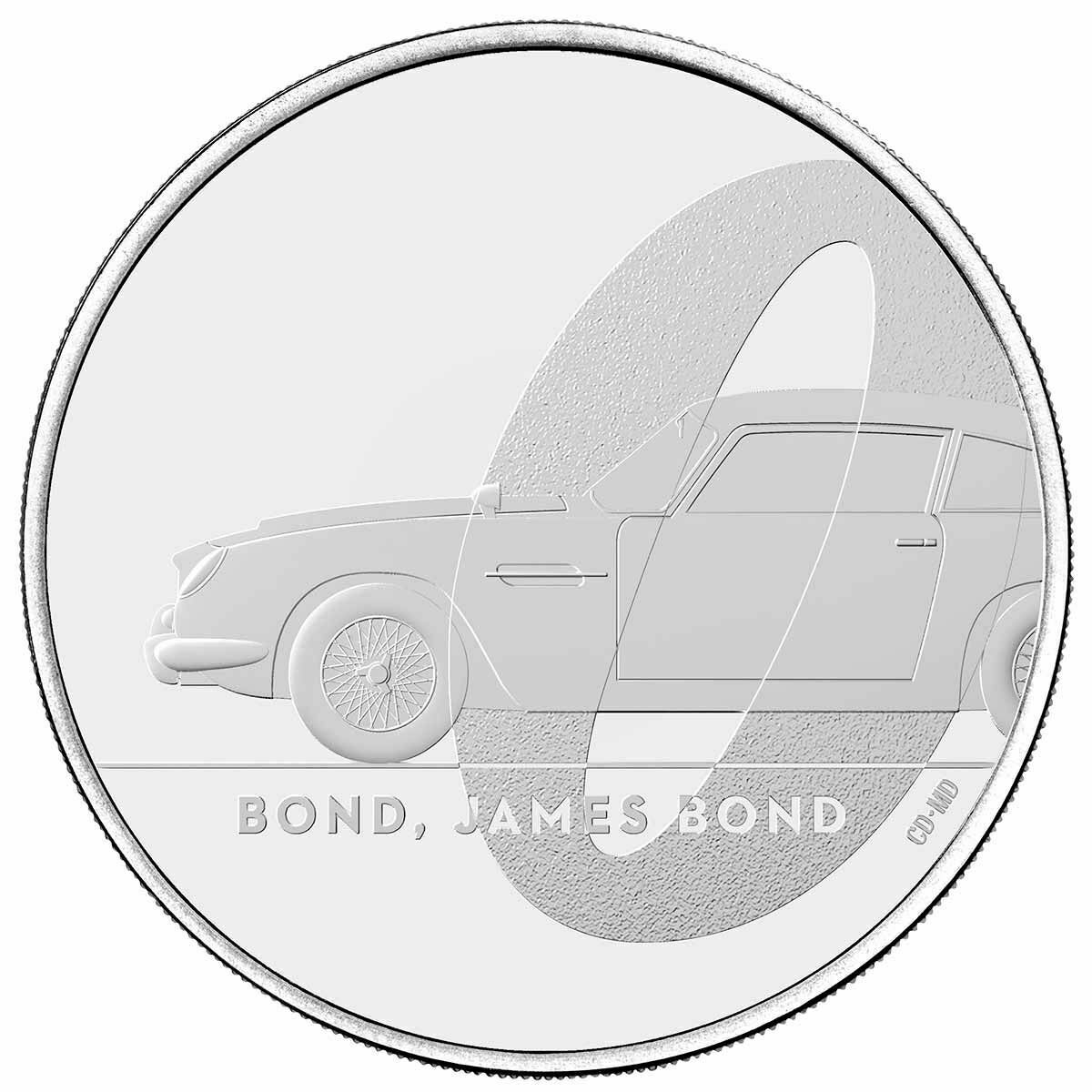 United Kingdom 2020 £5 James Bond Aston Martin BU Sealed Coin Pack