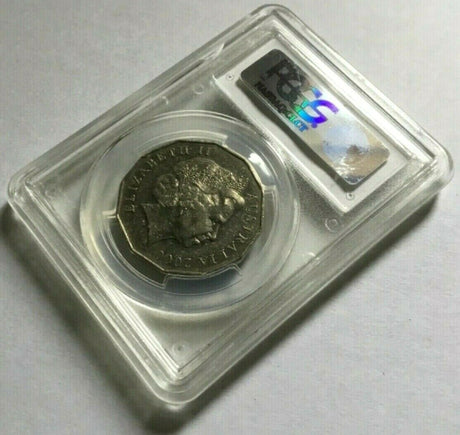 Australia 2000 50 Cent Incused PCGS AU53