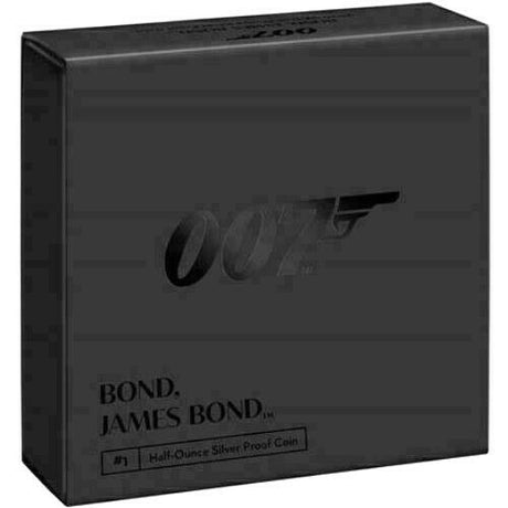 United Kingdom 2020 £1 James Bond Aston Martin 1/2oz .999 Silver Proof