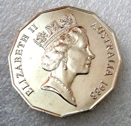 Australia 1988 50 Cent Uncirculated Tall Ships Bicentenary