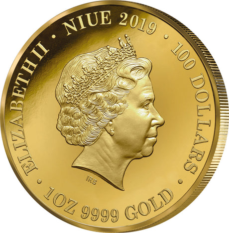 Niue 2020 $100 Proof Australia At Night Kangaroo 1 Oz Gold Platinum Plate
