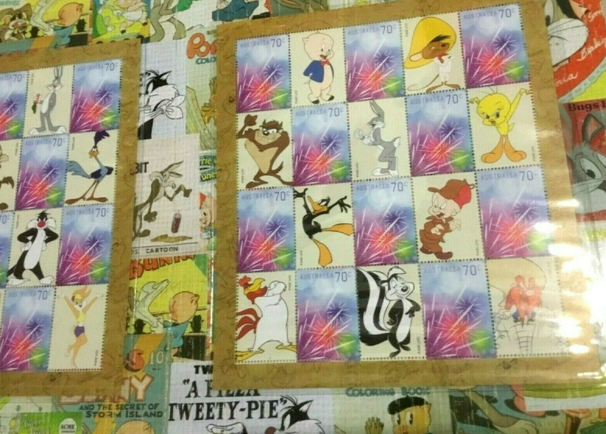 Australia 2015 Looney Tunes Stamp Folder 20x Stamps Sheet MUH MNH