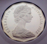 Australia 1982 50 Cent Proof Commonwealth Games