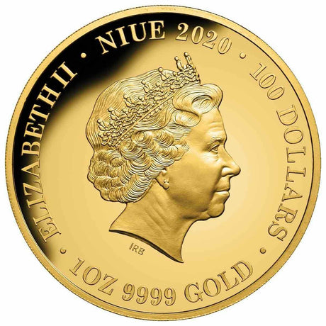 Niue 2020 $100 Proof Eastern Tarantula 1 Oz Gold Coin