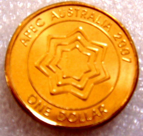 Australia  2007 $1 Uncirculated APEC ex Royal Australian Mint Roll