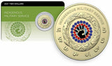 Australia 2021 $2 ANZAC Indigenous Military Service  Al-Br Coin Pack Coloured Uncirculated