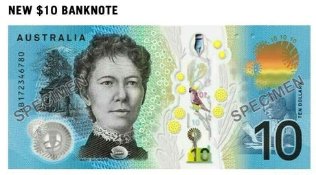 Australia 2015 & 2017 $10 Uncirculated Two Generations RBA Folder Banknote