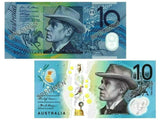 Australia 2015 & 2017 $10 Uncirculated Two Generations RBA Folder Banknote