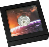 Cook Islands 2020 $5 Viñales Vinales Meteorite Impact UHF Ultra High Relief Silver
