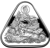 Australia 2020 $1 Uncirculated Zuytdorp 1 Oz Silver Triangular Investment Coin