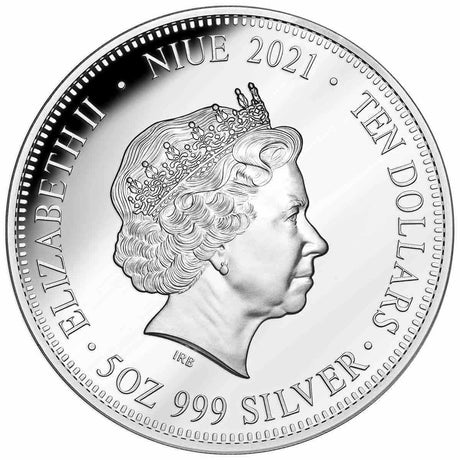 Niue 2021 World Money Fair $10 Parrots of Australia 5oz Silver Proof