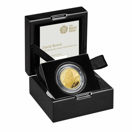 United Kingdom 2020 £25 David Bowie 1/4 oz Gold Proof