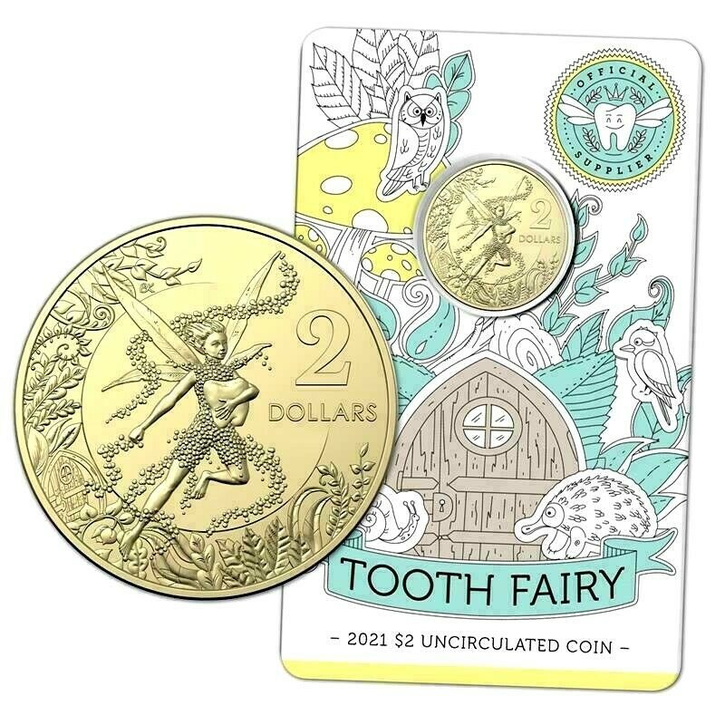 Australia 2021 $2 Uncirculated Tooth Fairy Coin Pack