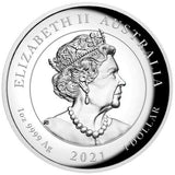 Australia 2021 $1 Winged Victory 1oz Silver Proof High Relief 3000 MADE
