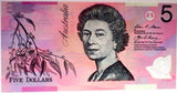 Australia 2015 $5 Uncirculated Last Prefix EA15 Banknote