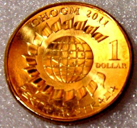 Australia 2011 $1 Perth CHOGM  Uncirculated ex Royal Australian Mint Roll