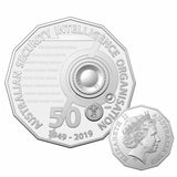 Australia 2019 50 Cent Uncirculated 70th Anniversary ASIO Spies and Spooks Carded