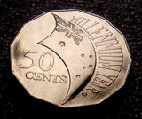 Australia 2000 50 Cent Uncirculated Flag