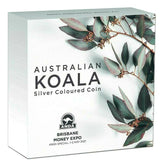 Australia 2021 $1 Uncirculated ANDA Brisbane Money Expo Special Australian Koala 1 Oz Silver 500 Made Perth Mint