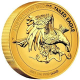 Australian Wedge-tailed Eagle 2021 $100 1 oz Gold  Reverse Proof