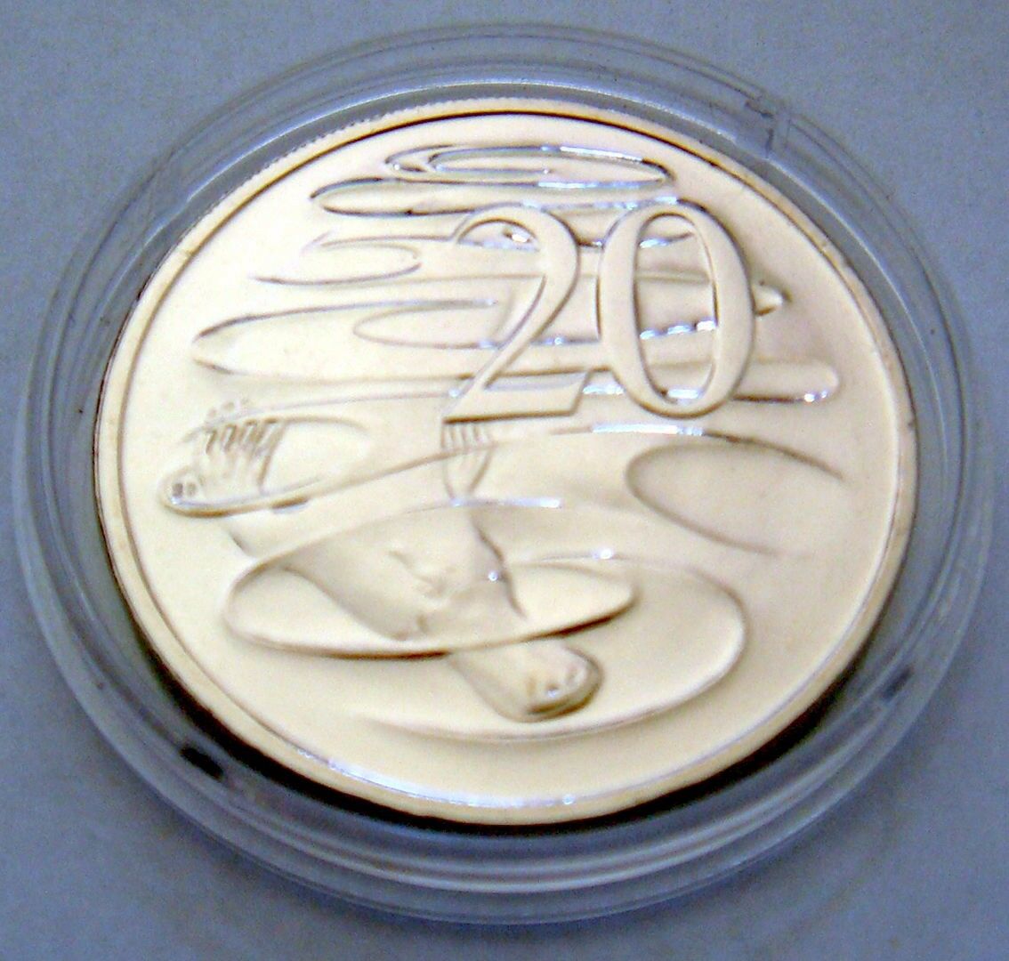 Australia 1997 20 Cent Uncirculated Platypus