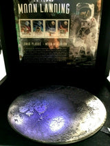 Australia 2019 50 Years Moon Landing Plaque & Stamp Set Case with Light 56/120