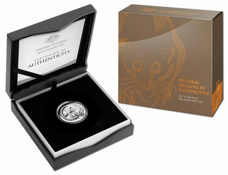Australia 2017 1 Cent Feather Tail Possum World Money Fair 1oz Silver Proof High Relief