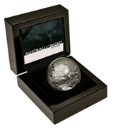 Niue 2020 $1 Australia at Night Echidna 1oz .999 Silver Black Proof Proof